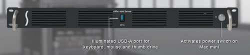 Sonnet Xmac Mac Mini Server - Thunderbolt 3 to Pcie Card Expansion System, 1u Rackmount Enclosure for Mac Mini With Thunderbolt 3 Ports Sonnet Xmac Mac Mini Server - Thunderbolt 3 to Pcie Card Expansion System, 1u Rackmount Enclosure for Mac Mini With Thunderbolt 3 Ports